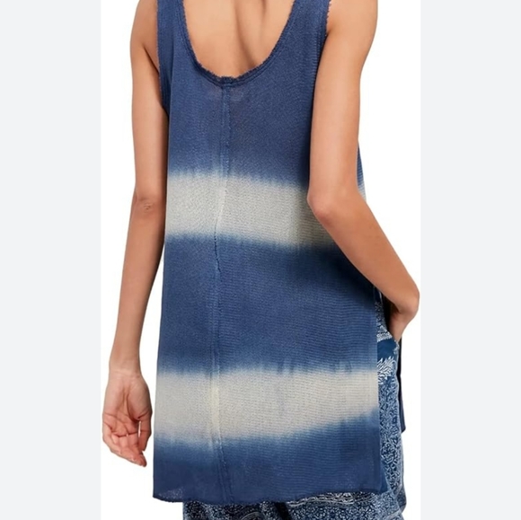 We The Free Blue and White Ombre Joni Tunic Tank - Picture 2 of 7